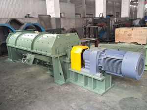 Equipo de mezcla horizontal sin gravedad, masilla, mortero seco, polvo de yeso, mezclador de paletas de doble eje - Product Image 4