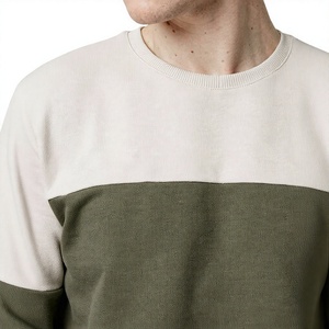Sudadera de lana de algodón 100% para hombre KISSM6, patrón sólido personalizable, tejido de punto con cuello, 380g, a prueba de viento, ecológica para invierno - Product Image 3