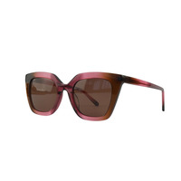 Lunettes de soleil en acétate rose pour femme, verres solaires surdimensionnés, fashion, collection 2021