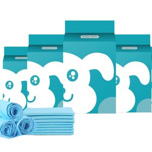 Pads absorbants parfumés pour animaux de compagnie en gros, personnalisables avec motif en relief, couleur et emballage en sachet pour les distributeurs de marques d'articles pour animaux - Product Image 1