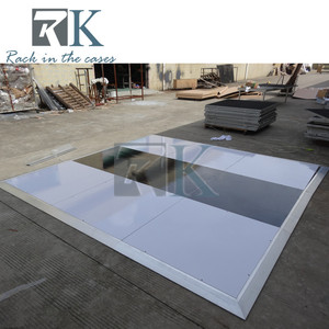 Event Portable Dance Floor Interlocking Dance Floor Panels with Aluminum Edges for Wedding Hotel Decor - Product Image 4