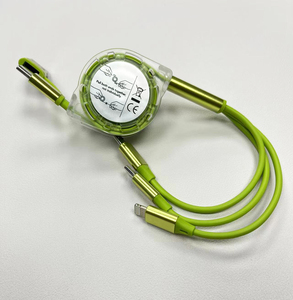 Commercio all'ingrosso della fabbrica 5 in <span class=keywords><strong>1</strong></span> cavo di ricarica <span class=keywords><strong>1</strong></span>.2m retrattile USB cavo retrattile di ricarica - Product Image 4