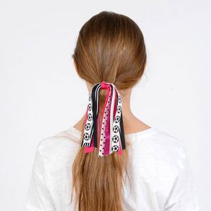 Cintas Elásticas para el Cabello con Diseño de Fútbol, Coleteros, Accesorios para el Cabello para Chicas Animadoras, Jugadoras, Mujeres, Aficionadas, Regalo de Cumpleaños - Product Image 3
