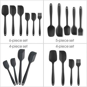 Non-stick Cake <b>Baking</b> Scraper Spatulas Silicone Heat Resistant <b>Set</b> Silicone Bbq Cooking Utensil Spatula <b>Set</b> for Cake Decoration - Product Image 2