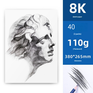 <span class=keywords><strong>Papier</strong></span> à <span class=keywords><strong>dessin</strong></span> épais Deli 73944 <span class=keywords><strong>180g</strong></span>, format 8K, pour gouache, marqueurs, peinture, <span class=keywords><strong>dessin</strong></span> spécial, <span class=keywords><strong>papier</strong></span> <span class=keywords><strong>blanc</strong></span> de haute qualité - Product Image 5