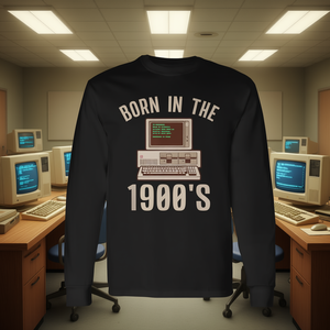 Camiseta de manga larga Born In The 1900'S Computer - Product Image 3