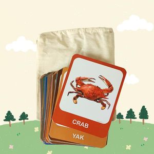 KIDOGEN Animal <b>Kingdom</b> Flash Cards for Kids | Sea, Wild & Domestic Animals Learning Cards | Preschool & Kindergarten Educational - Product Image 3