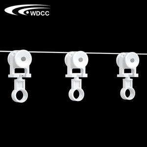 <b>Plastic</b> s Wave Runner Ceiling Smart Curtain Accessories Track Runners Distance Curtain Runner 11.8 mm - Product Image 2