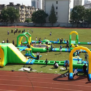 Parque Acuático Inflable en Oferta para Deportes Acuáticos de Verano, Diversión para Niños y Adultos, Material de Vinilo/PVC - Product Image 1