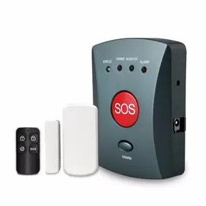 Quad-band GSM SOS Panic Button Alarm Systems Panic Alert Emergency Elderly Help Button