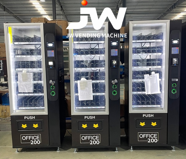 Small Combo Refrigerated Vending Machine for Sale Snack Drinks Candy Vending Machine with Card Cash Coin Pay for School Hospital