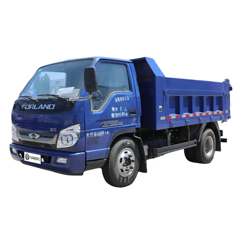 Foton Jingang 728 camión volquete ligero 4*2 volquete 115hp construcción motor diésel pequeño camión volquete