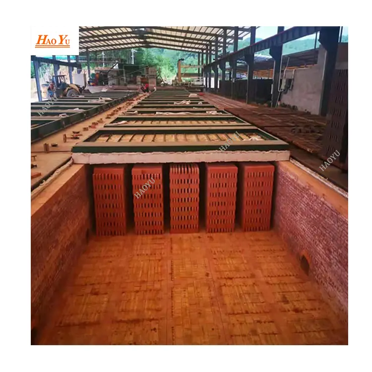 Underground Tunnel kiln for brick burning oven red bricks automatic production line