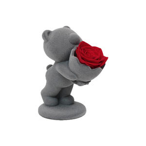 D443 Yunnan Creative - Oso de Peluche de Alta Gama para Regalo de Cumpleaños, Ramo de Rosas Preservadas - Product Image 5