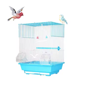 Kolay Temizlenen Kuş Üretim Kafesi Yuvası Katlanabilir Demir Tel Taşınabilir Kafes Renkli Üretim Kafesi Yuvası Muhabbet Kuşu Kanarya İspinoz için - Product Image 1