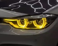 63117419615 63117419610 Kit de Módulos de Luces LED de Circulación Diurna Amarillo Limón para BMW Serie 3 2015-2018 F30 F35