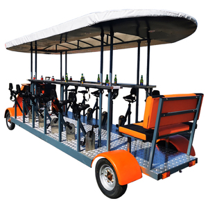 Vente en gros d'usine, vélo <span class=keywords><strong>de</strong></span> fête à bière électrique à pédales à 4 roues <span class=keywords><strong>pour</strong></span> 15 personnes, 15 places - Product Image 5