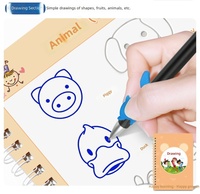 Nouvelle Version Culture : Coffret Cadeau Complet d'Écriture pour Enfants avec Alphabet Anglais, Cahier à Rainures en Papier pour l'Apprentissage Précoce