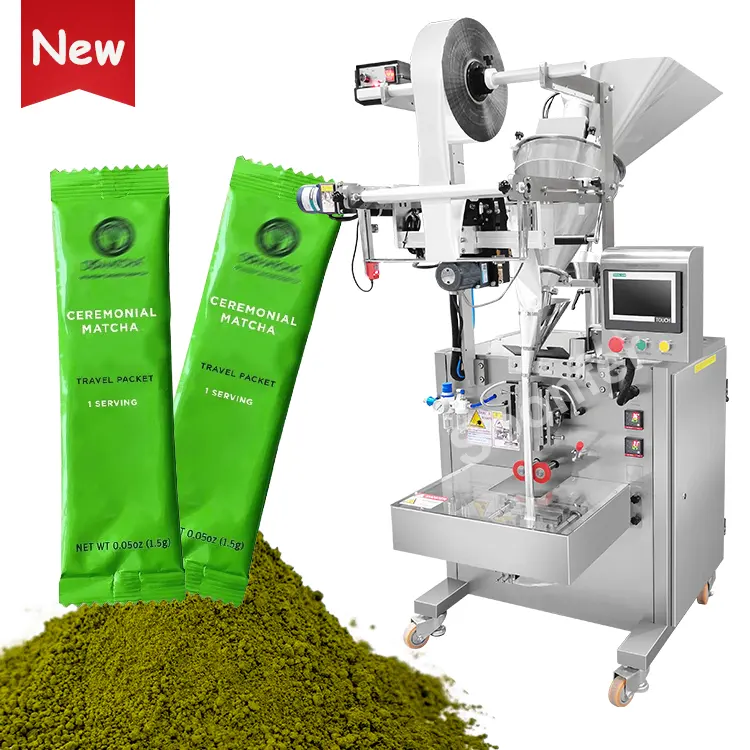 Hoge Snelheid Verticale Sachet Thee Poeder Verpakkingsmachine Automatische Matcha Poeder Verpakkingsmachine