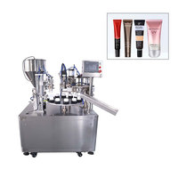 Machine de remplissage à pompe péristaltique pour sachets à bec verseur, pour confiture, brillant à lèvres et liquides, avec fonction de remplissage et de bouchage