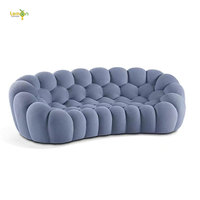 Neue Art Wohnzimmer kreisförmige Möbel moderne gebogene Halbmond form Sofa