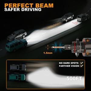 Nuevo modelo <span class=keywords><strong>U</strong></span> tubo de cobre de alta potencia 9005 H1 H4 H7 H11 U30 17000LM Canbus controlador externo Auto electrónica ventilador silencioso 170W - Product Image 5