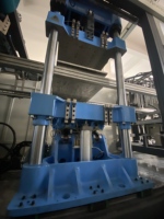 Machine de thermoformage entièrement automatique à 4 stations à pression positive et négative pour contenants alimentaires en PP, PS, PET, PVC