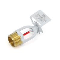Tête de sprinkler automatique à réponse rapide ZSTBS-15/20 encastrée dans le mur, sphère en verre de 3 mm