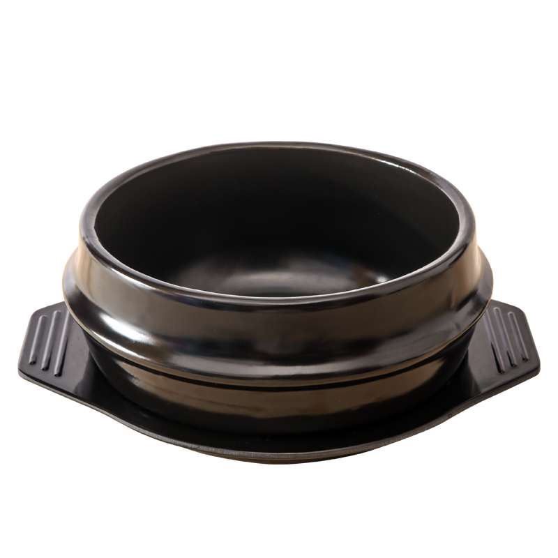 pot+tray(black)