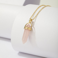 SSeeSY pierres précieuses chaîne plaquée or cristal naturel mode bijoux en pierre gemme colliers pour femmes hommes