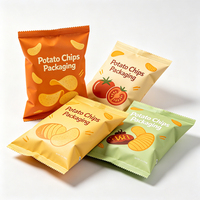 Bolsas de Embalaje para Galletas y Dulces con Sellado Trasero, Suministradas por la Fábrica, con Diseño Personalizado