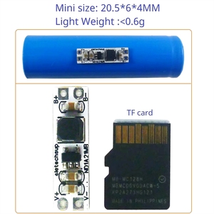 ZYSY Placa Mini UPS de 5V con Puerto Compartido In-Out para Carga y Descarga de Baterías de Litio de 3.7V 4.2V para Arduino Esp32 Pi <span class=keywords><strong>8266</strong></span> <span class=keywords><strong>MCU</strong></span> - Product Image 3