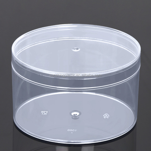 Boîte ronde transparente SUNSHING, boîte cadeau en plastique transparent, récipient en acrylique pour gâteaux, desserts, bonbons, emballage de boulangerie, rangement - Product Image 2