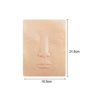 D Professionnel En Silicone Souple À Lèvres Cosmétique De Tatouage De Sourcil Artificiel Blanc Peau de Pratique Microblading Pour L'UGP Formation - Product Image 2