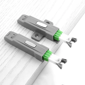 Amortisseur de porte invisible en acier inoxydable pour armoire, dispositif de rebond magnétique réglable pour meuble de garde-robe - Product Image 1