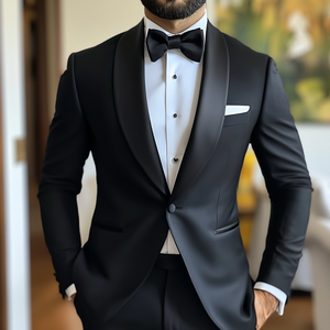 Men's Premium Fashion Blazer Business Casual Formal <b>Suit</b> Jacket with Comfortable Fit for Wedding Office Party Dinner - Product Image 1