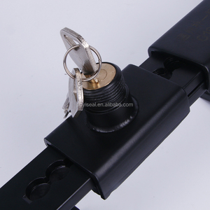Sigillo di Sicurezza in Metallo PY-2010 con Codice a Barre per Container Logistici, Nero, 3 Chiavi, Lunghezza Corpo 445mm - Product Image 2