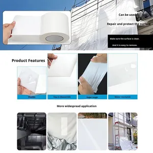 Ruban d'étanchéité en <span class=keywords><strong>acrylique</strong></span> simple face OEM ODM avec logo personnalisé, barrière anti-vapeur, étanche, anti-humidité, réparation de <span class=keywords><strong>joint</strong></span>, <span class=keywords><strong>isolation</strong></span> <span class=keywords><strong>thermique</strong></span> - Product Image 4