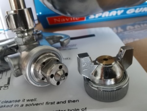 <span class=keywords><strong>Pistola</strong></span> a Spruzzo Pneumatica ad Alta Pressione Ningbo F-75S con Serbatoio da 750cc e Pressione Massima di 70psi - Product Image 6