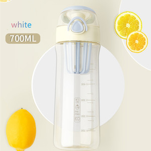 Bouteille d'eau à rabat en plastique, pour boisson, en tritan, ecozeur, 700 ml, avec bec rabattable, sans BPA, pour la gymnastique, la randonnée et les voyages - Product Image 6