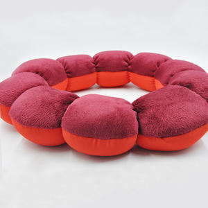 Masajeador de hombro eléctrico de cuello de alta calidad en forma de flor almohada de masaje vibratorio con pilas masajeador anticelulítico - Product Image 3