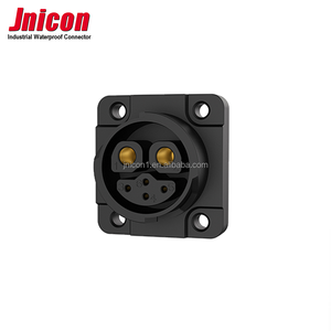 Jnicon M23 按压式锁扣 IP67 防水公母连接器 6 / 2+4 针 50A 电源插头 - Product Image 3