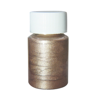 Peinture acrylique iridescent à personnaliser, 10mm, métallique or, pour artistes