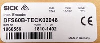 Dfs60bteck02048 1060556 Codificador Incremental Plc