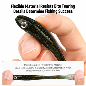 BEARKING 12.5cm 18cm pazzo lumaca pesca morbida <span class=keywords><strong>esca</strong></span> artificiale in Silicone verme <span class=keywords><strong>anguilla</strong></span> <span class=keywords><strong>per</strong></span> la pesca di mare e di fiume - Product Image 6