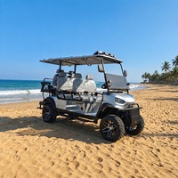 Voiturette de golf électrique Skywork moderne à 4 roues motrices pour transfert aéroportuaire avec batterie au lithium 72V