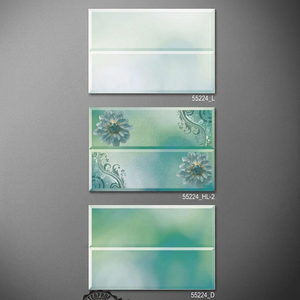Sober Glossy Ceramic <b>Wall</b> <b>Tiles</b> 300x450mm Simple Design for Kitchen <b>Bathroom</b> Home Interiors - Product Image 5