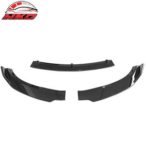 Para Tesla Model 3 2017-2023 Sedán, Estilo IKON, Labio de Parachoques Delantero, PP Negro Brillante - 3 Piezas, Kit de Carrocería de Alta Calidad - Product Image 5