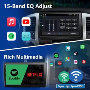 Rádio de Carro com Tela Sensível ao Toque, Estéreo Sem Fio, Apple CarPlay, Android Auto, Reprodutor de DVD de 9 Polegadas para Toyota Tacoma 2005-2015 - Product Image 4