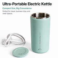 Mini bouilloire électrique portable de voyage, bouilloire électrique de voyage, appareils ménagers de 0.3 L, meilleure bouilloire électrique